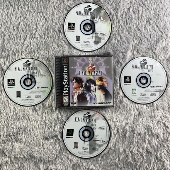 Final Fantasy VIII (Sony PlayStation 1, 1999) Discs and Case PS1 RPG FF8 - Picture 1 of 13